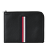 Mulberrry Stripes Tech Pouch, £150, Accessories, Black, Leather, Front view